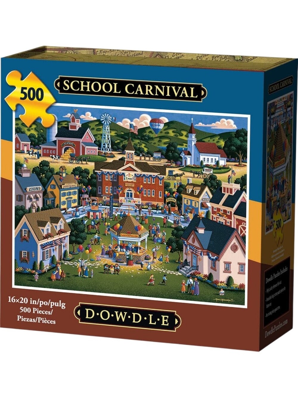 Dowdle School Carnival 500 Piece Jigsaw Puzzle